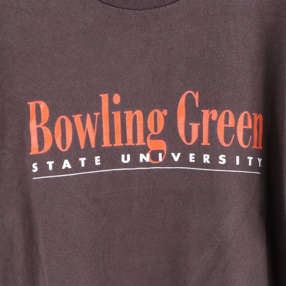 Vintage 90s Bowling Green State University T Shirt - Picture 4 of 9